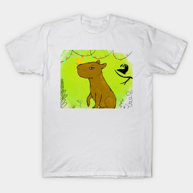 No stress capybara T-Shirt by Zelumi